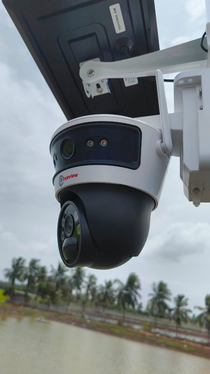 SLNS outdoor PTZ camera mounted for open-area surveillance
