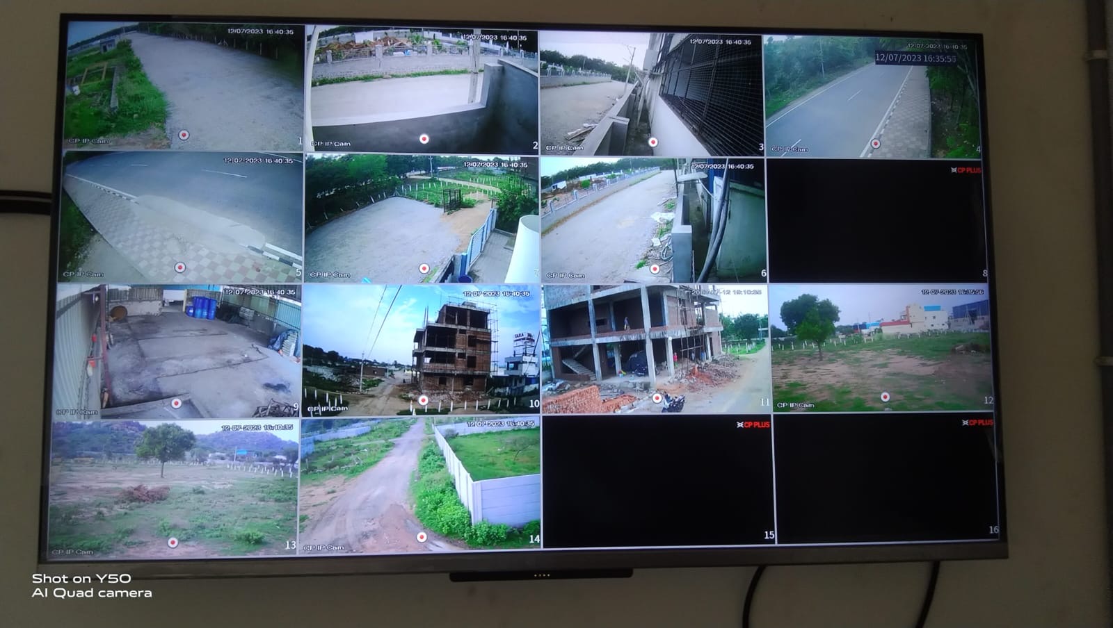 SLNS outdoor property CCTV live-view monitor