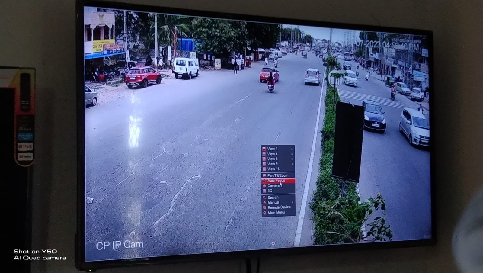 SLNS roadside camera live feed monitor